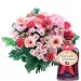 Bouquet for grandparents with cherry liqueur