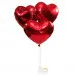 Three red hearts