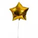Golden Star - a balloon with helium