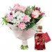 Pastel Bouquet with liquor