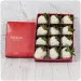 Strawberries in White Chocolate with Coconut Topping