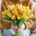 Bouquet - yellow tulips