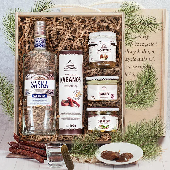 Countryside box with engraving - Poczta Kwiatowa® personalised gifts