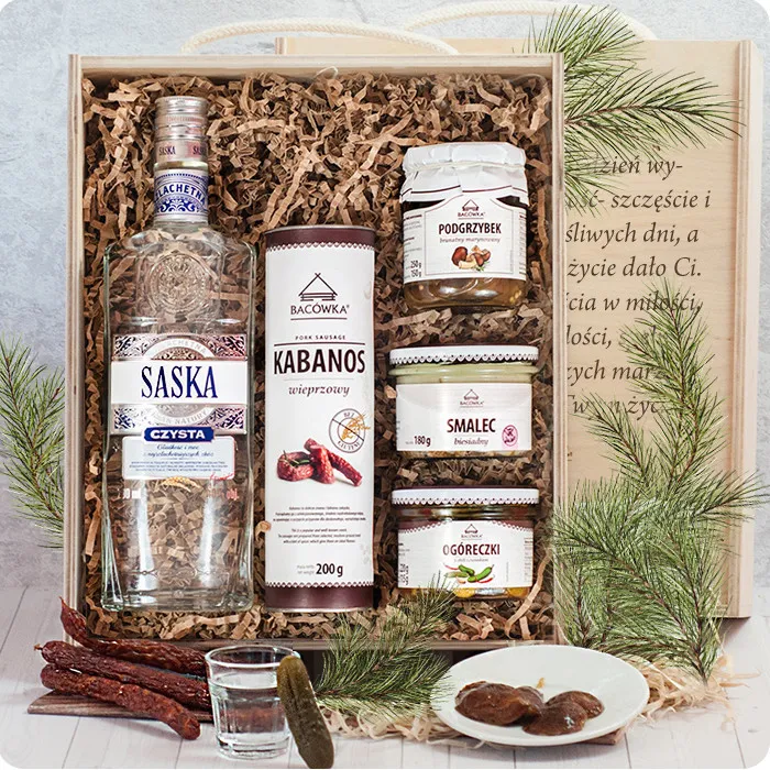 Countryside box with engraving - Poczta Kwiatowa® personalised gifts