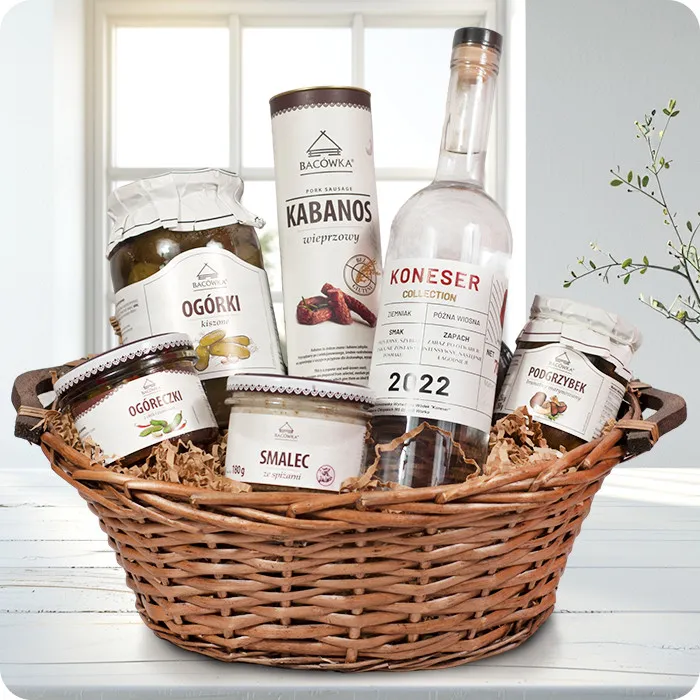 Homely basket - Poczta Kwiatowa® gift sets