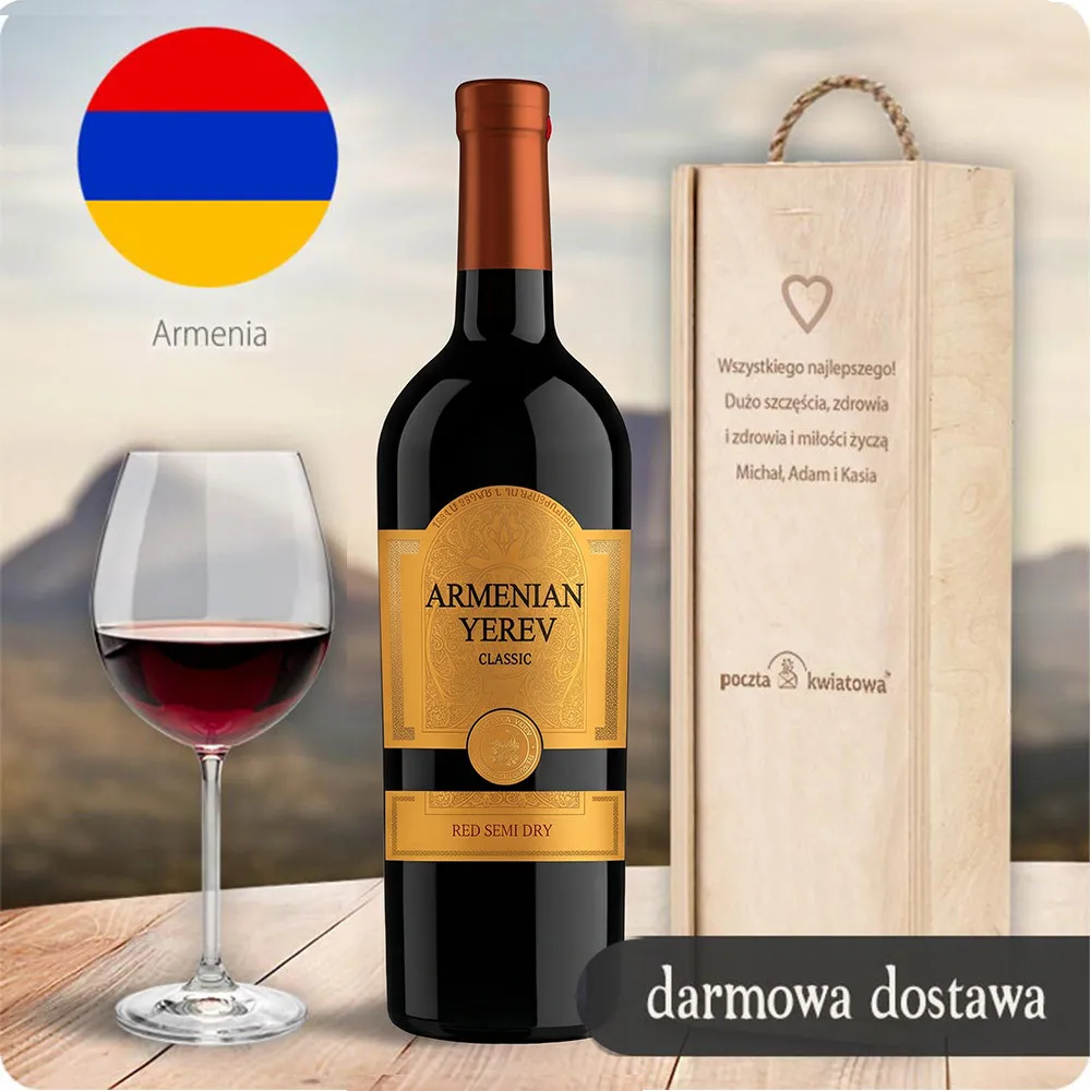 Yerev Classic - dry red wine - Flower Poczta Kwiatowa® gifts