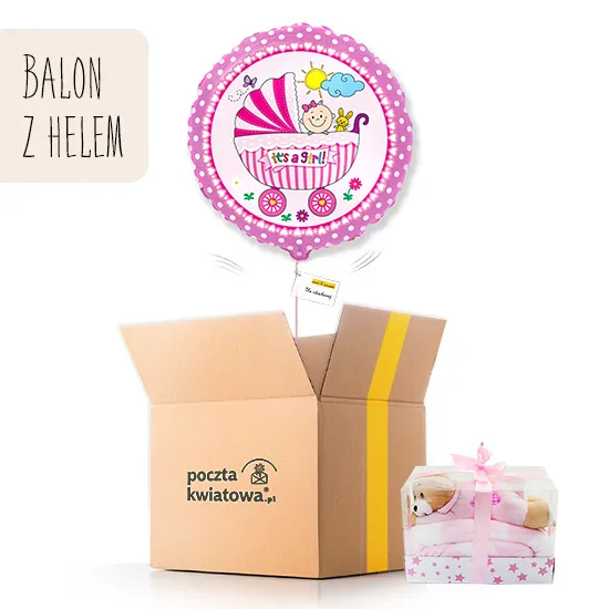 Słoneczko dla dziewczynki - Poczta Kwiatowa® balony