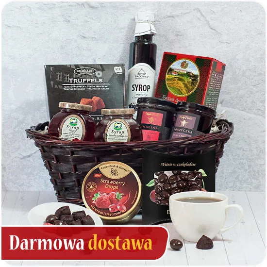 A basket with syrups and teas is a warming present!