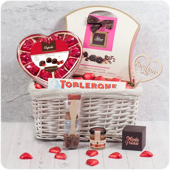 romantic motion - gift for a valentine's day full of chocolate