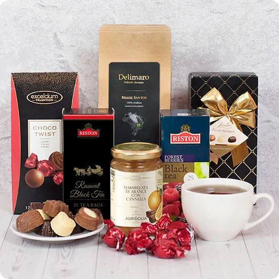 Zestaw wieczorny - Poczta Kwiatowa® prezety dla bliskich z dostawą do domu