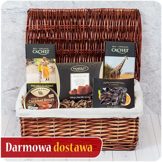 Poczta Kwiatowa® Gift basket - chocolate box, gifts with delivery