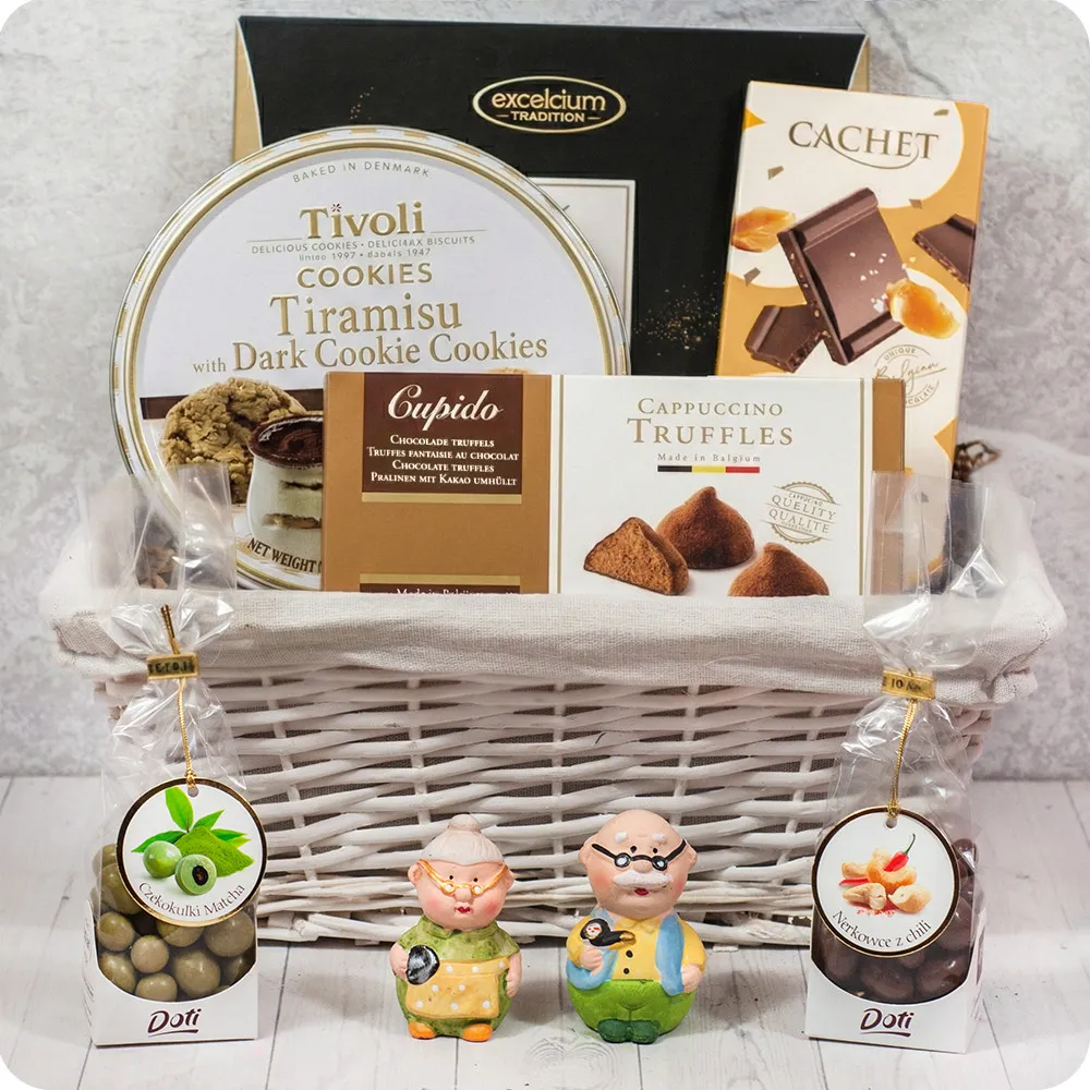 Prezent dla Dziadków - Poczta Kwiatowa® kosze prezentowe dla każdego