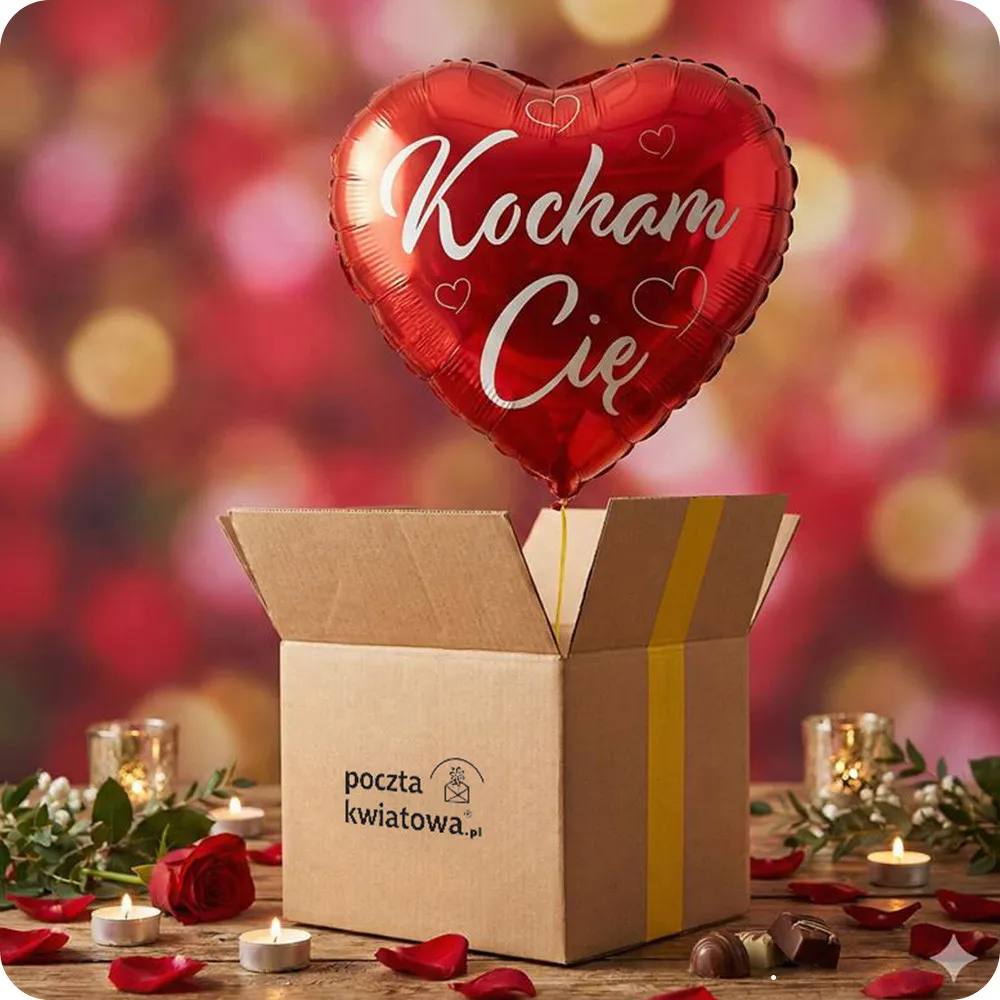 Birthday candy - helium balloon - Poczta Kwiatowa®