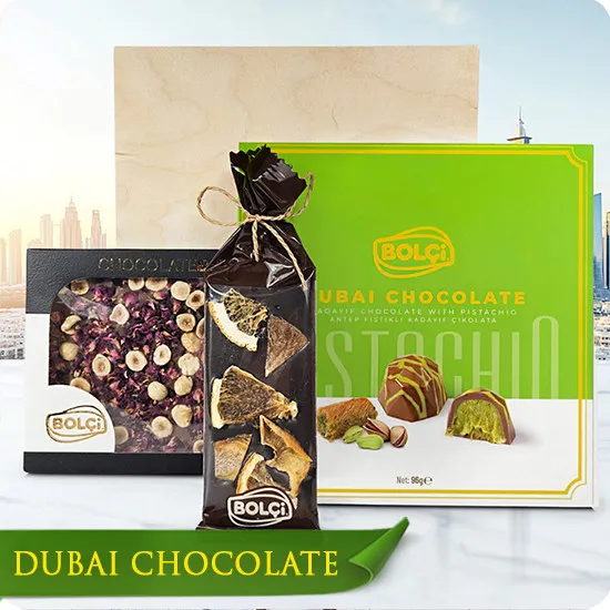 Bolci Box - Poczta Kwiatowa ® set with Dubai Chocolate