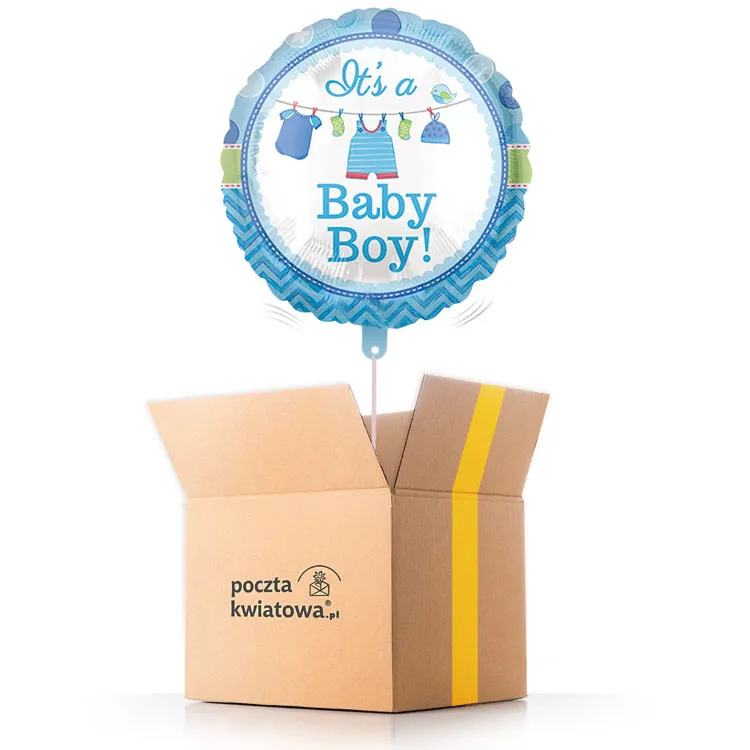 Baby boy - helium balloon | Poczta Kwiatowa®