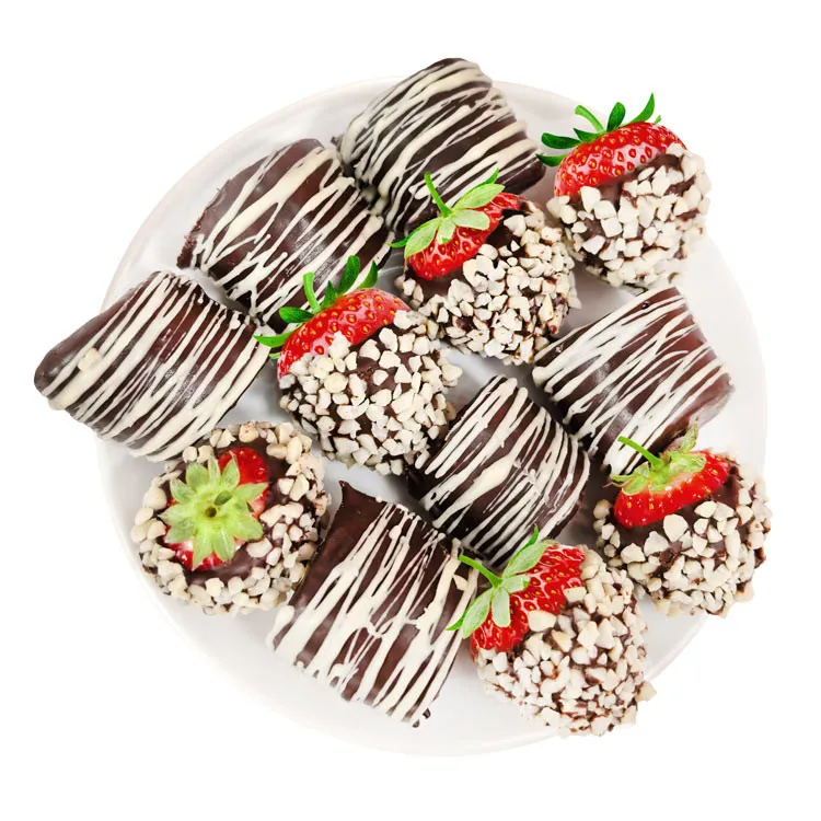 Chocolate-covered strawberries and bananas | Poczta Kwiatowa®