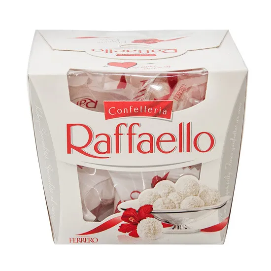 kreator prezentów, bombonierka ferrero rafaello