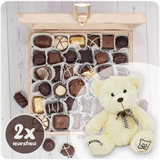 Chocolate Treasure XL - Poczta Kwiatowa® a box of pralines full of love and sweetness