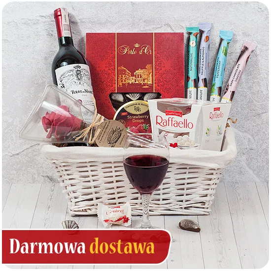 Gift I love you - Poczta Kwiatowa® Gift baskets