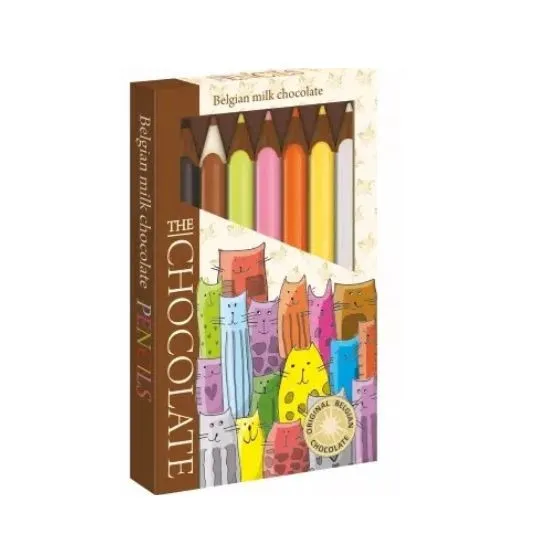 Poczta Kwiatowa® Kolorowe kredki z belgijskiej czekolady