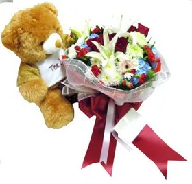 Teddy and Bouquet - Thailand