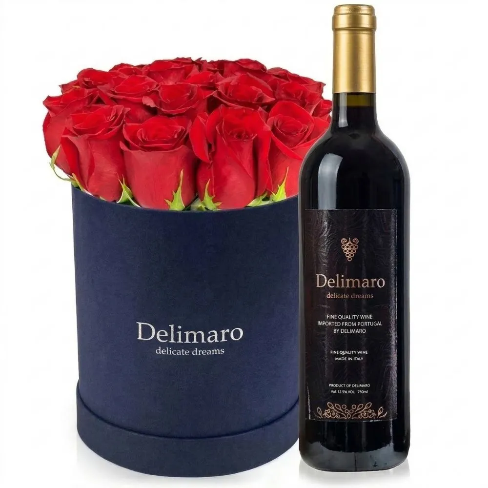 21 pink carnations + statue best woman