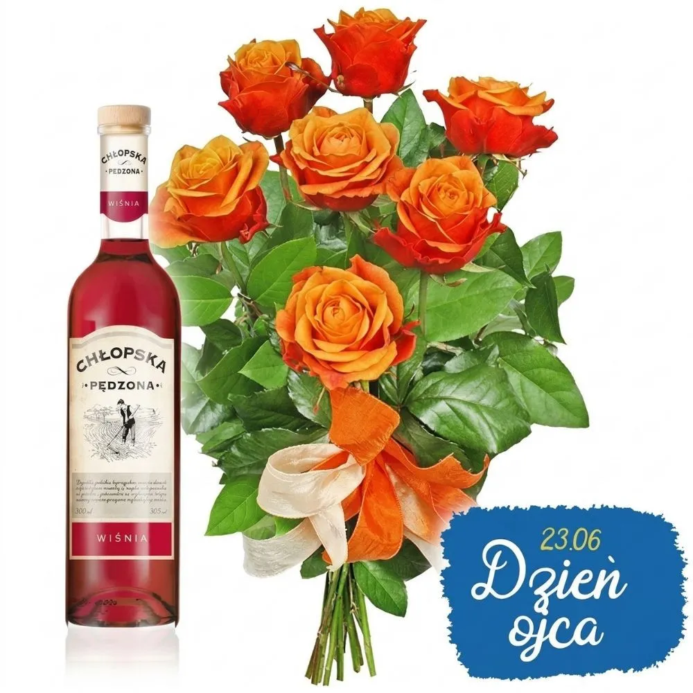 7 tea roses in a bouquet