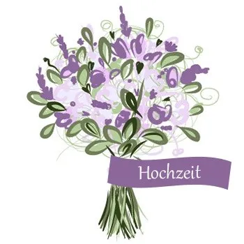 Überraschungsstrauss Hochzeit (www.fleurop.at)