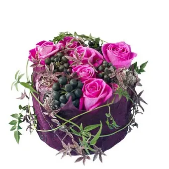 Aranżacja z różowych róż