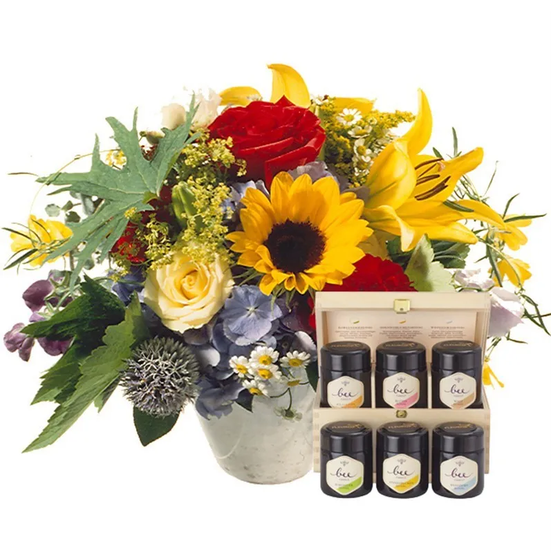 Happy Day mit Honig Geschenk-Set