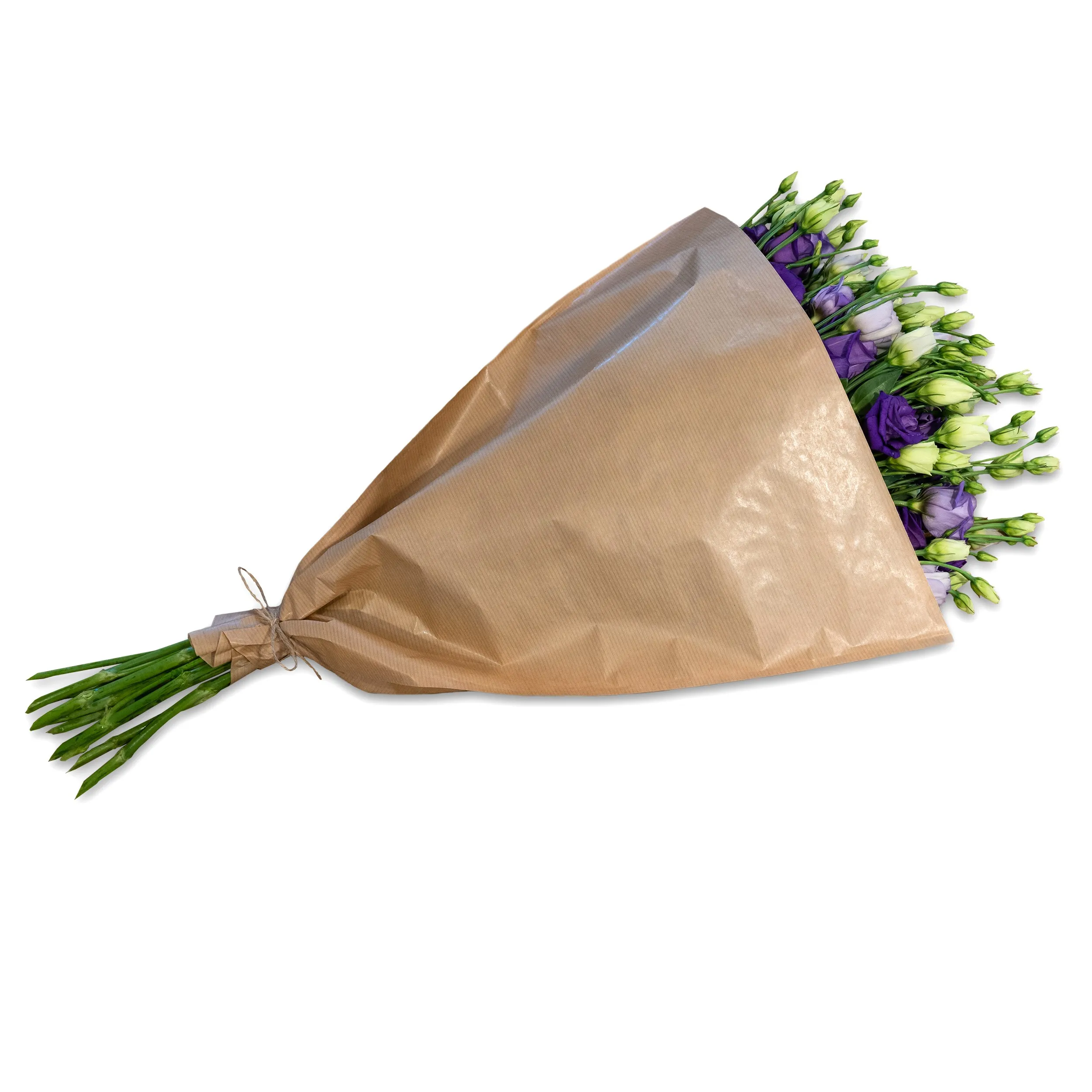 Violette Lisianthus im Bund