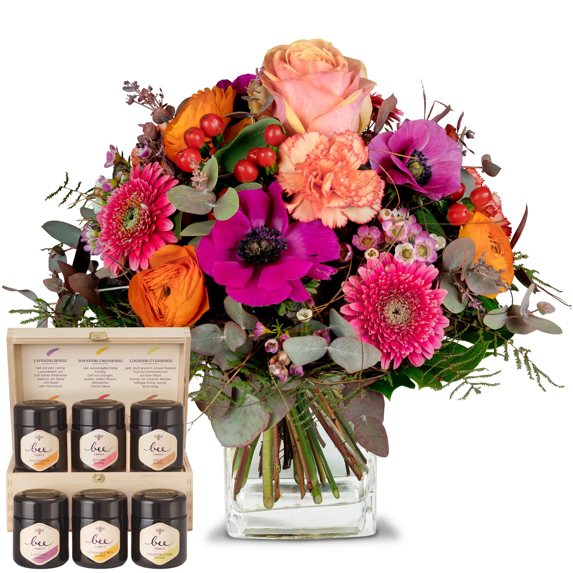 The Magic of Spring with honey gift set