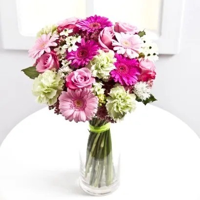 Romantic bouquet in pastel colours