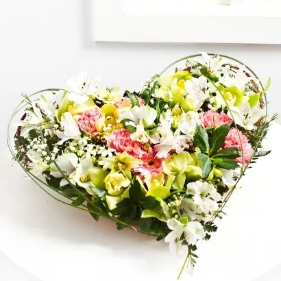 Aranżacja w kształcie serca