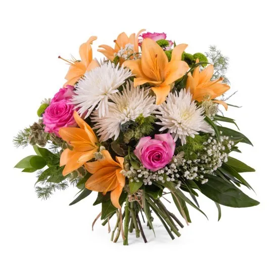 Bukiet wiosenny z liliami duży