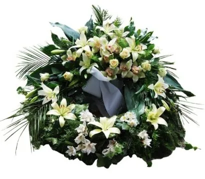 Wreath with Ribbon