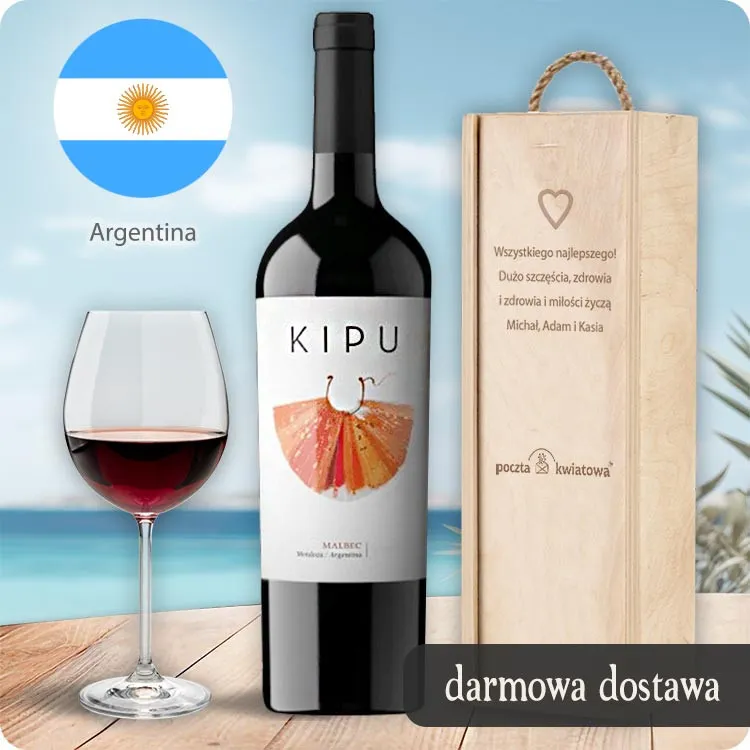 Kipu - red dry wine - Poczta Kwiatowa®