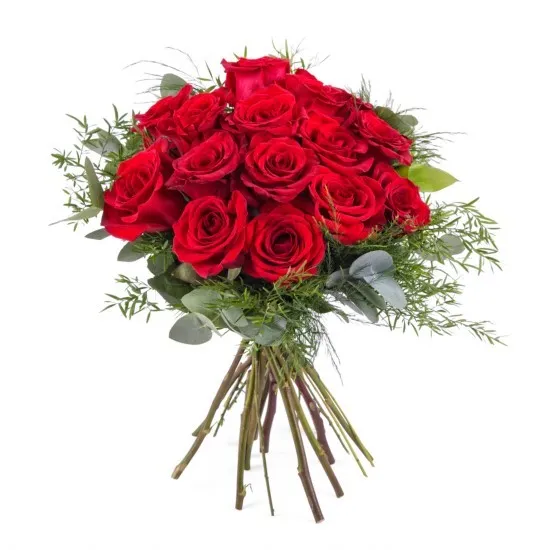 15 Short-stemmed Red Roses