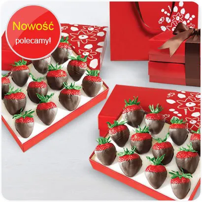 Strawberries in Rej chocolate - original gift from Poczta Kwiatowa®