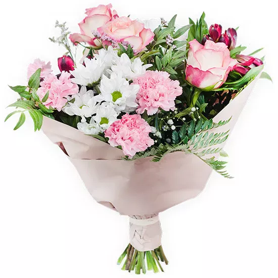 Pastel bouquet- Poczta Kwiatowa® mixed and seasonal flowers
