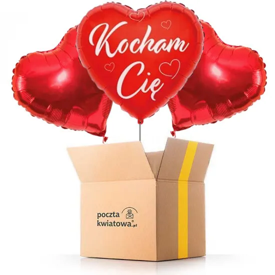 Love balloons - balloons with helium - Poczta Kwiatowa®