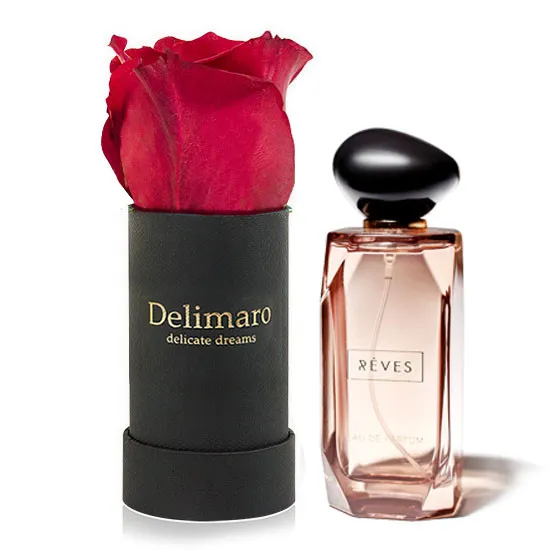 Wieczna róża z perfumami Reves - Poczta Kwiatowa®