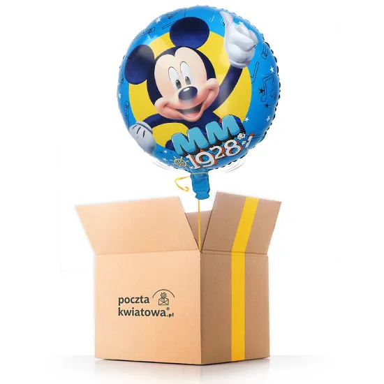Mickey Mouse, Blue Helium Balloon, Mickey Mouse Balloon