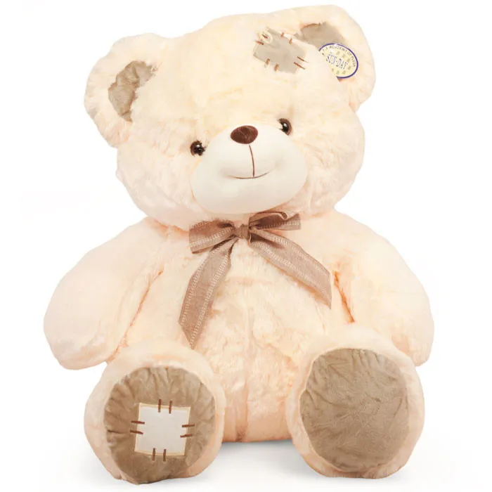 Plush teddy bear Philip, flower post of mascot