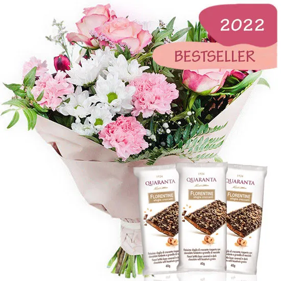 Pastel bouquet and Quaranta – Poczta Kwiatowa® flowers