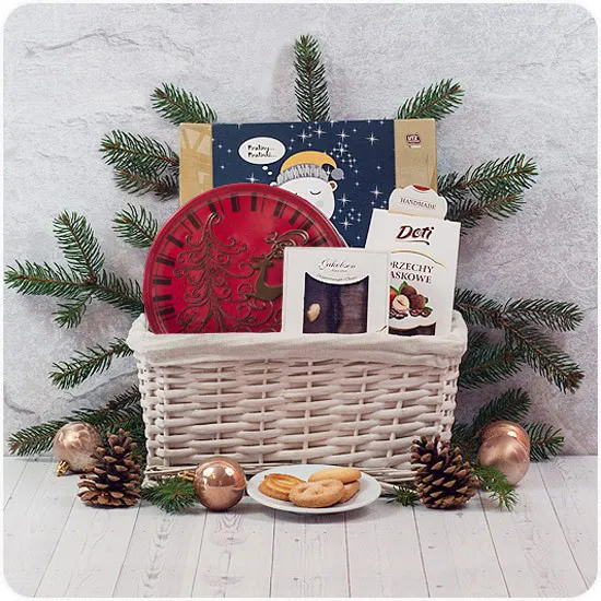 Rudolph's Favorites, Christmas gift basket