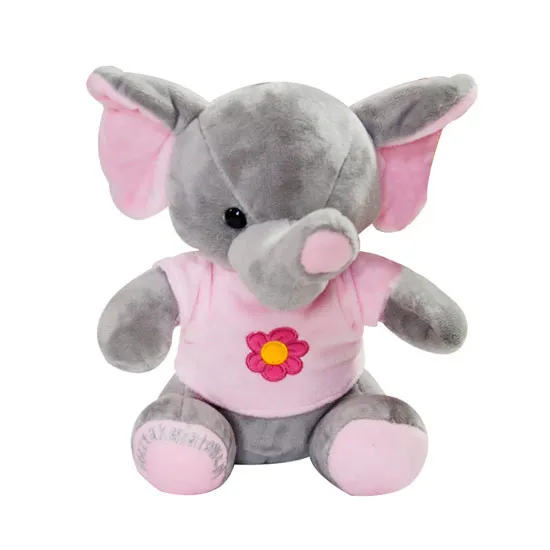 Pink elephant is a charming plush toy which coud be a great gift for every woman