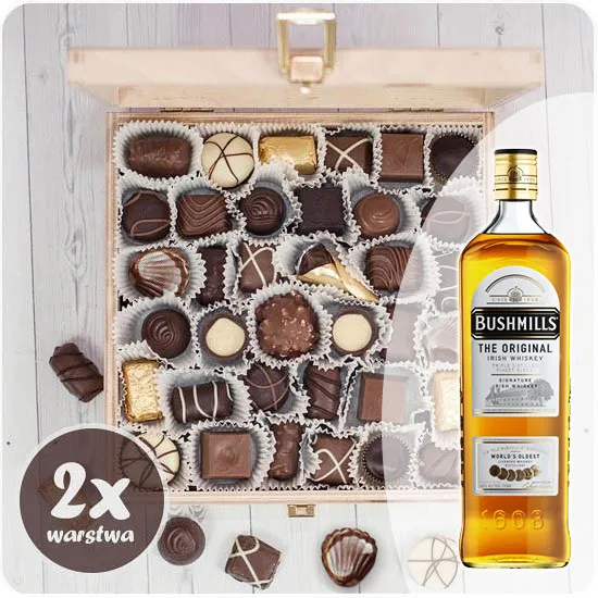 Chocolate Treasure XL + Whisky - Poczta Kwiatowa® gifts