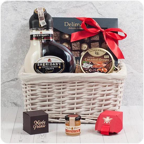 Taste of coffee - set with delicious products with coffee flavour