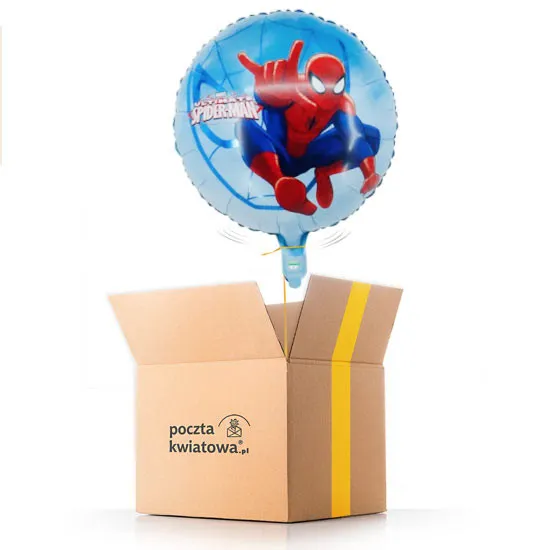 Spider-Man, Helium Balloon, Blue Balloon